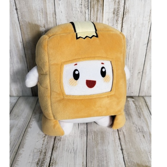 10' Lankybox Boxy Plush Toy Pillow Soft Stuffed Animal Yellow Cartoon - Picture 4 of 7